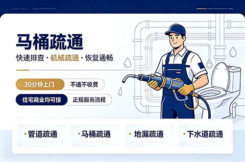南桥马桶疏通