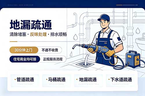 南桥地漏疏通