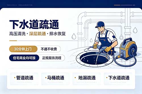 南桥下水道疏通