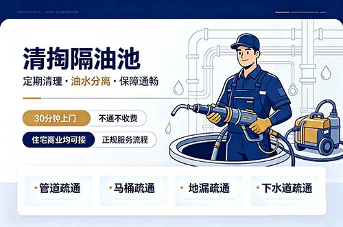 南桥清掏隔油池